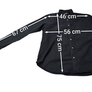 Chemise GAP bleu marine à motifs manches longues homme taille L