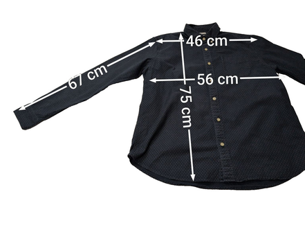 Chemise GAP bleu marine à motifs manches longues homme taille L
