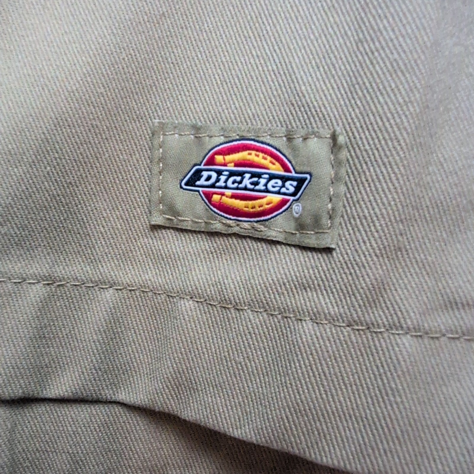 Short Dickies Workwear Beige Crème Homme W40 Relaxed Fit Coupe Droite Excellent