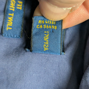 Chemise Ralph Lauren Manches Courtes Slim Fit Bleu Marine Taille S