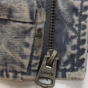 Levi's Vintage Blouson Bomber Coton Effet Jean Délavé M TBE | 293BSR