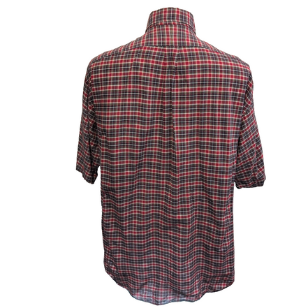 Chemise Ralph Lauren Blaire L XL Rouge Manches Courtes Button Down Shirt
