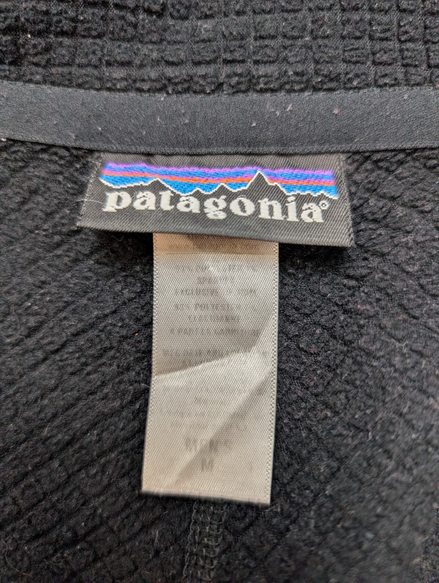 Veste Polaire Patagonia M Vintage Noir Microfleece R1 Polartec Technique