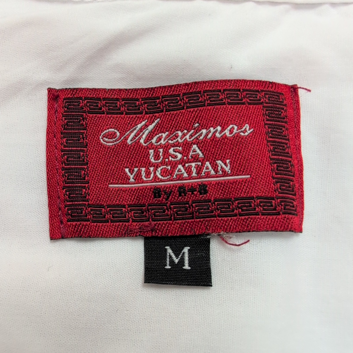 Chemise Maximos USA Yucatan Cuba Panama Blanc 4 Poches M manches courtes