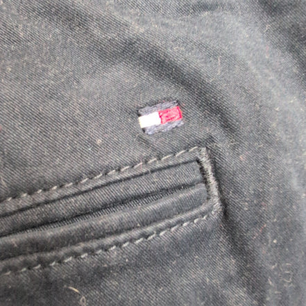 Pantalon chino Tommy Hilfiger stretch bleu marine taille W38xL30 FR48 #55ct