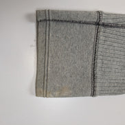Sweat Tommy Hilfiger Gris Clair Texture Gaufrée Logo Manche - Taille L / XL