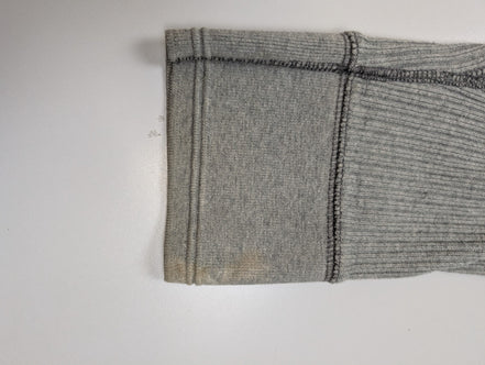 Sweat Tommy Hilfiger Gris Clair Texture Gaufrée Logo Manche - Taille L / XL