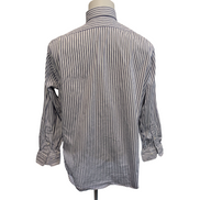 Chemise Polo Ralph Lauren L/XL Regent Custom Fit Rayures Logo Violet