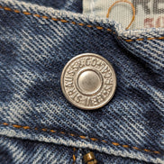 Jean Levi's 505 Regular Fit Vintage Homme W34 L36 Bleu Denim Droit Long