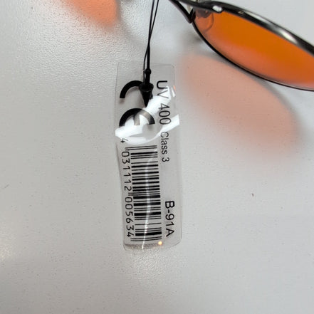 Lunettes de soleil Y2K Branches fines Acier brossé Déco Volant