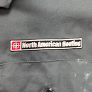 Chemise Dickies L Gris Workwear North American Roofing Vintage