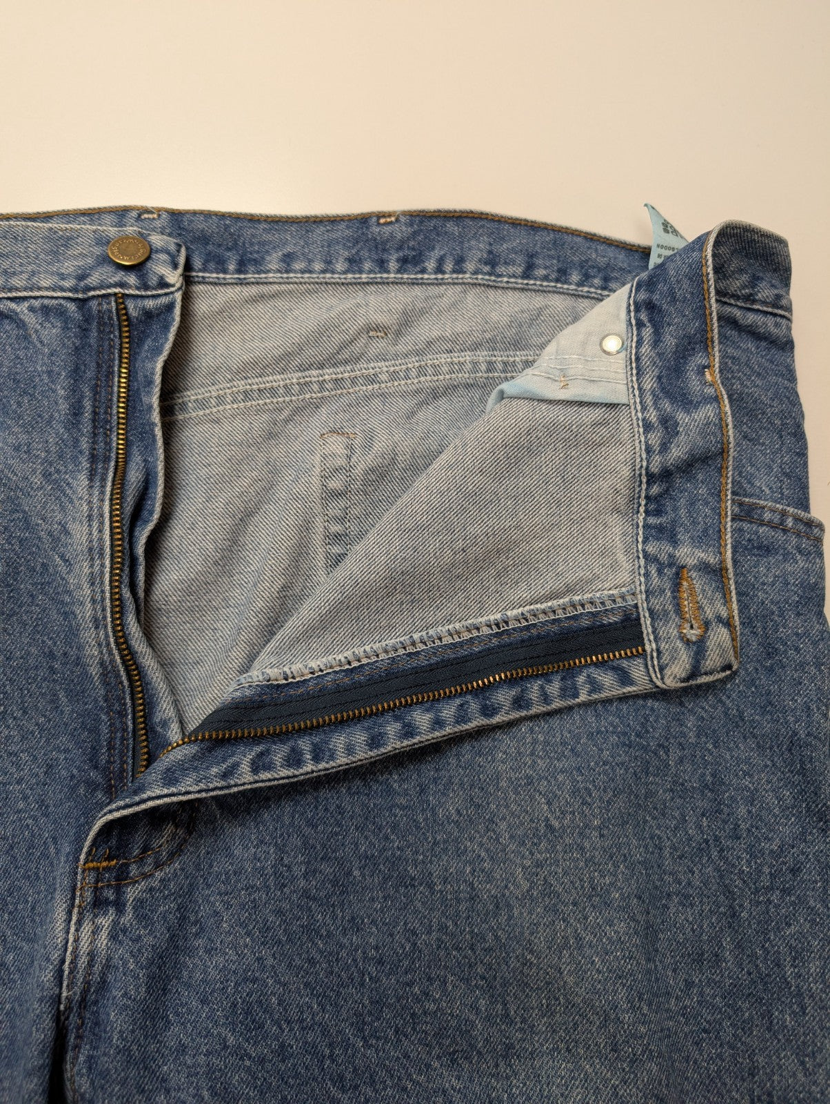Jean Wrangler Vintage Regular Fit Homme W40 L30 Bleu Denim Classic Straight