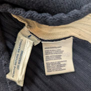 Pull Tommy Hilfiger Femme Rare Col Montant à Pressions - Marine & Blanc M
