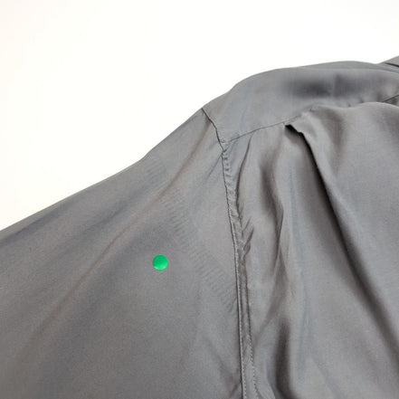 Chemise Ingram Made in Italy L Gris 100% Viscose Neuve Sans Étiquette