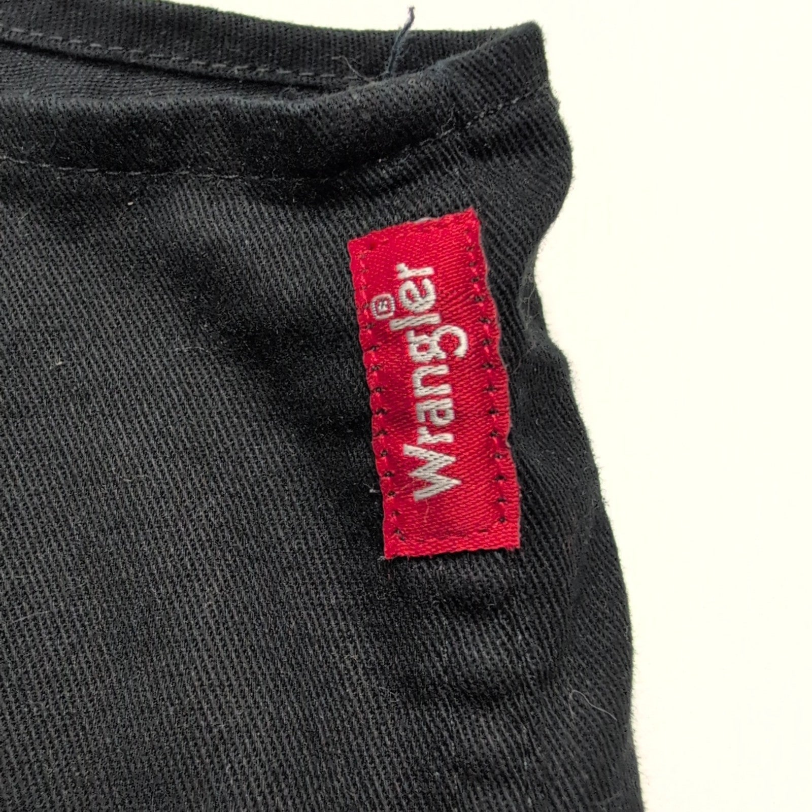 Chemise Wrangler Manches Courtes Noire à Poches Stretch Taille 3XLTG