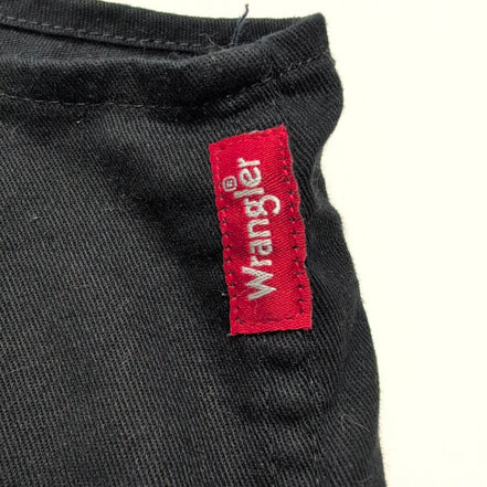 Chemise Wrangler Manches Courtes Noire à Poches Stretch Taille 3XLTG