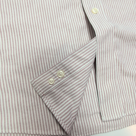 Chemise L.L. Bean rouge à rayures 1 poche taille L/XL