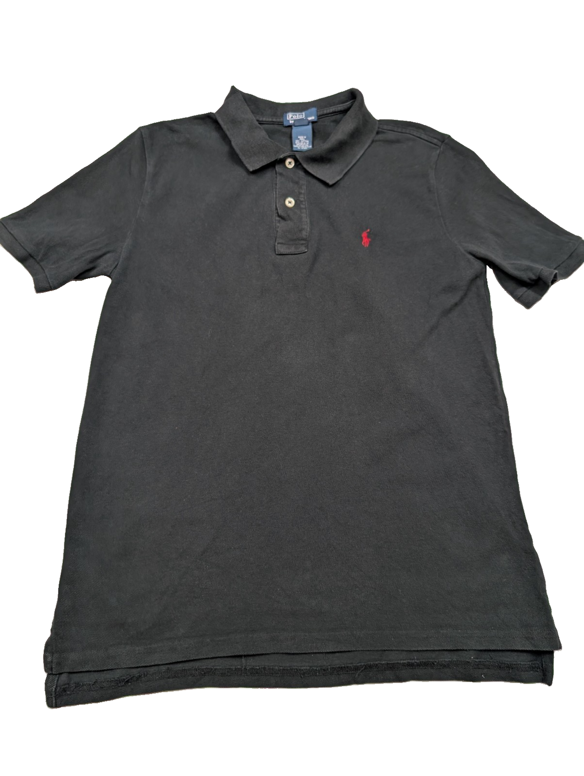 Polo manches courtes Polo Ralph Lauren XL 18-20 S noir logo rouge