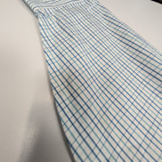 Chemise L.L. Bean blanche à carreaux bleu et vert 1 poche taille L/XL
