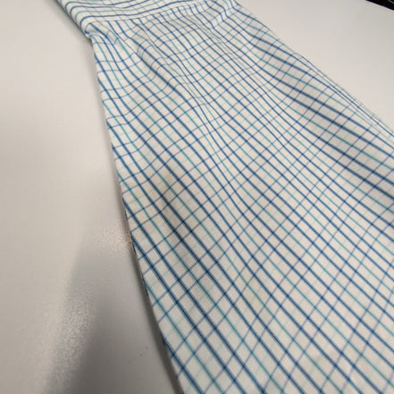 Chemise L.L. Bean blanche à carreaux bleu et vert 1 poche taille L/XL