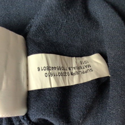 Chemise Ralph Lauren XXL Featherweight Mesh Coton Piqué Bleu Marine Logo Blanc