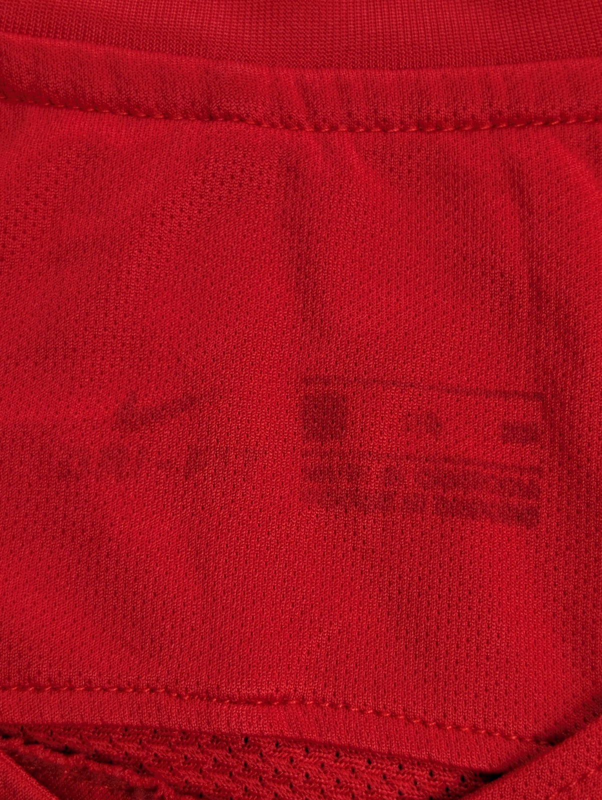 T-shirt Nike Dri-Fit Jersey Vintage Rouge Logo Brodé - Taille XL