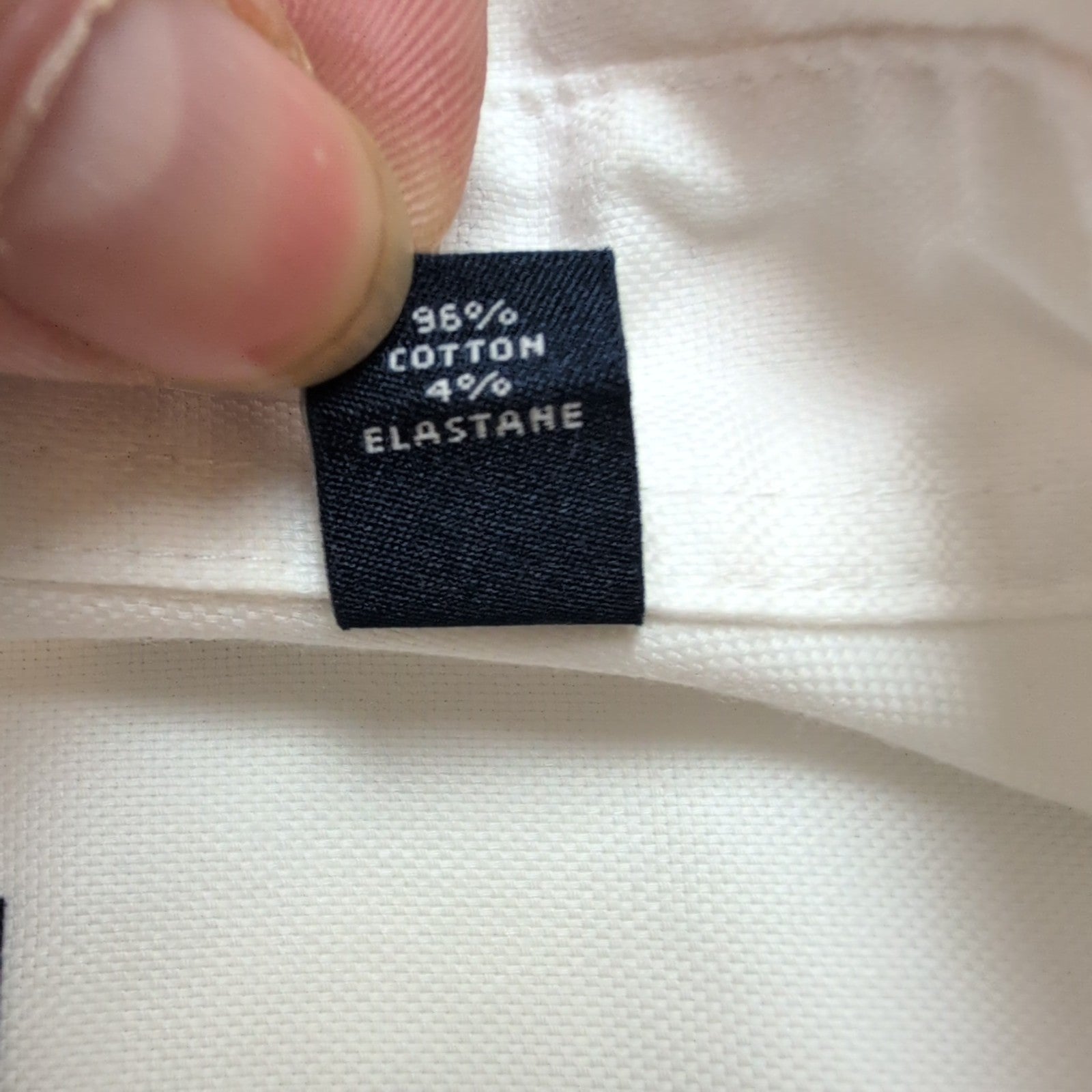 Chemise Tommy Hilfiger Flex Collar Stretch Blanche Taille L / XL