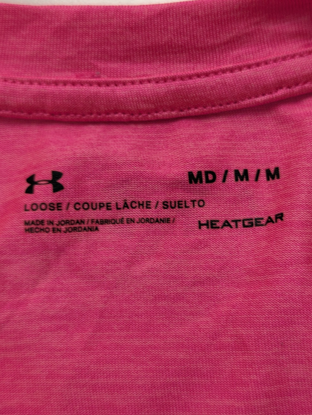 T-shirt de Sport Under Armour HeatGear Rose Femme Taille M