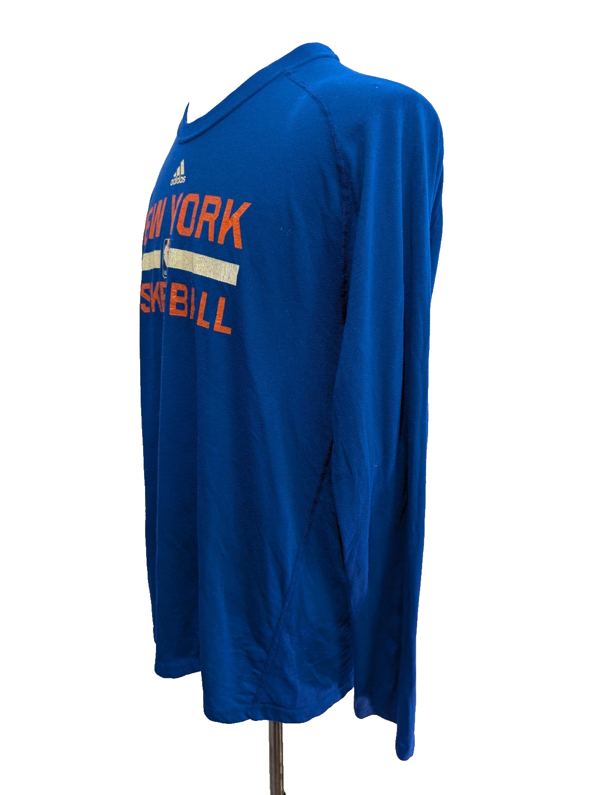 ADIDAS NBA T-Shirt ML Homme XL NEW YORK Knicks Climalite Ultimate Tee |106T