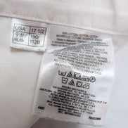 Chemise Brooks Brothers 17.5 XXL 3XL Blanc Supima Coton Poche USA