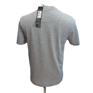 T-shirt VOI Jeans Co Gris Taille M Neuf Étiquette Logo Brodé Coton Viscose