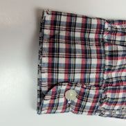 Chemise Ralph Lauren Blake S Carreaux Rouge Bleu Logo Brodé manches longues