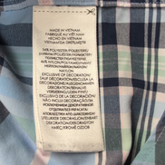 Chemise Ralph Lauren S Classic Fit Performance Bleue Carreaux Nylon Polyester