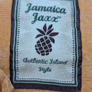 Chemise hawaïenne soie orange Jamaica Jaxx manches courtes taille L