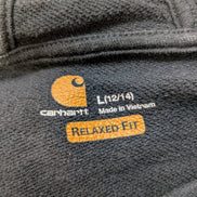 Sweat à capuche Carhartt Noir Relaxed Fit - Poche Kangourou - Taille L