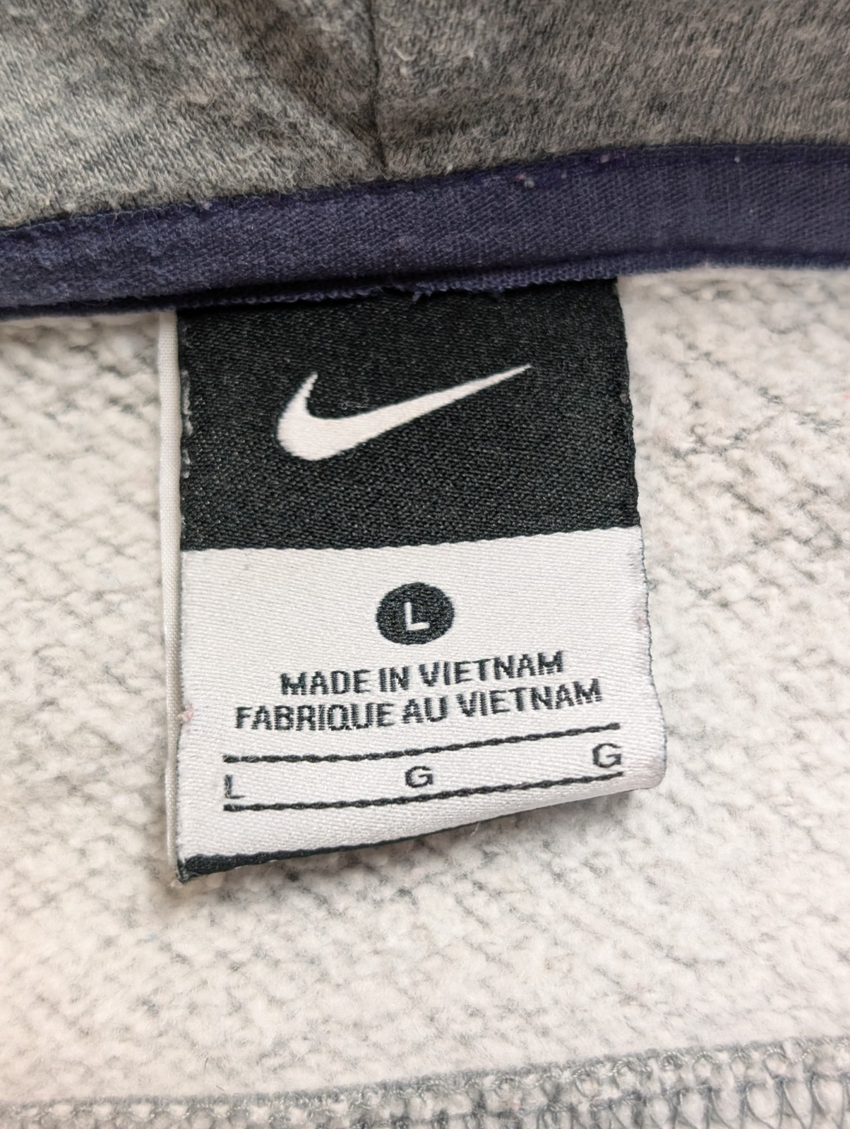 ➜ Sweat à Capuche Nike NCAA Kansas State Wildcats - Logos Brodés - Taille L