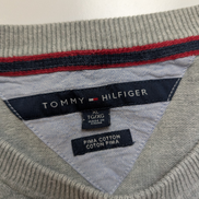 Pull Tommy Hilfiger - Col rond - Gris - 100% Pima Cotton - Taille XL/XXL