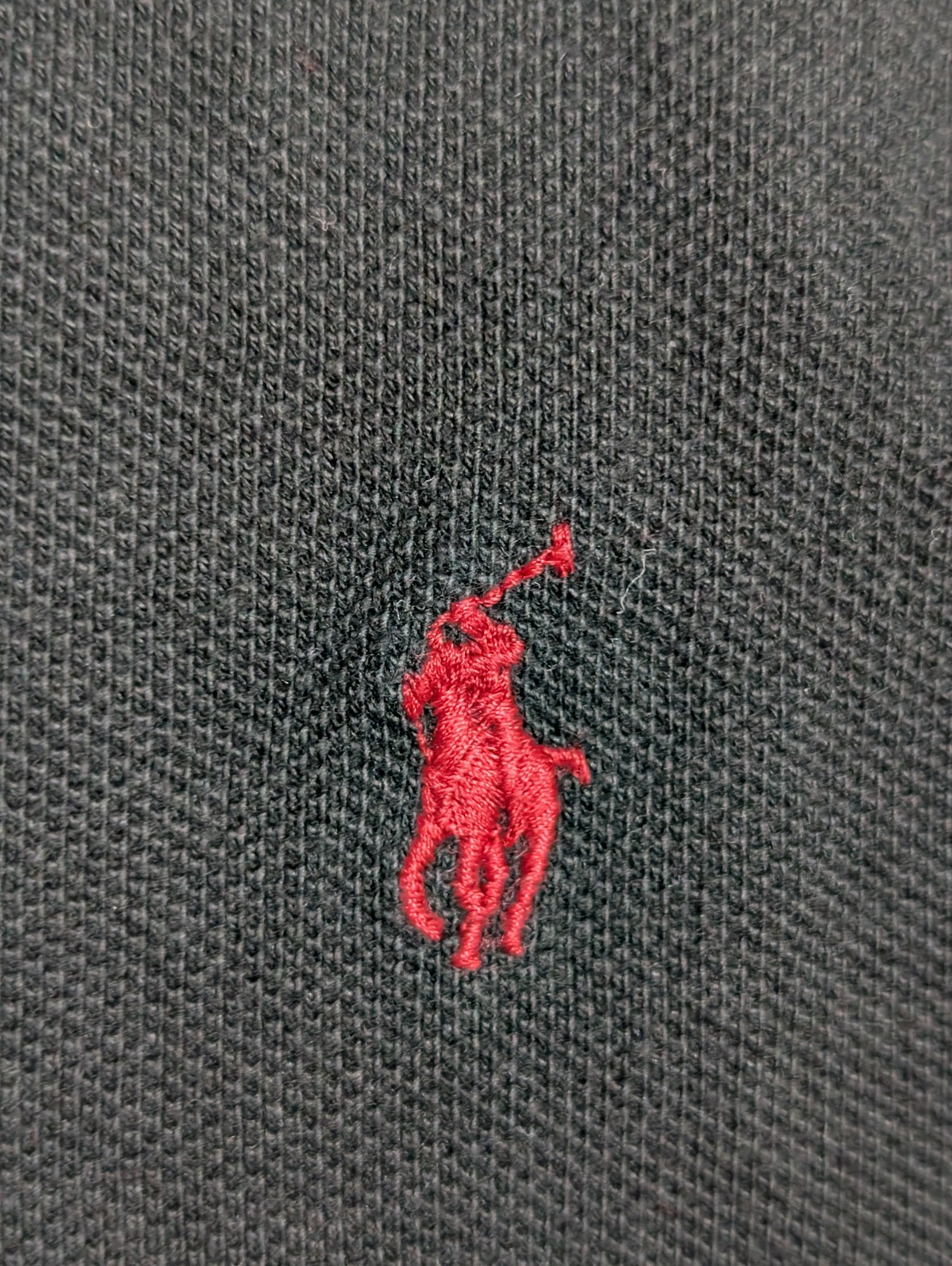 Polo manches courtes Polo Ralph Lauren XL 18-20 S noir logo rouge