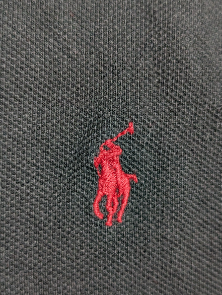 Polo manches courtes Polo Ralph Lauren XL 18-20 S noir logo rouge