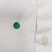 Chemise Yves Saint Laurent XL Blanche Logo Brodé Manches Courtes Poche