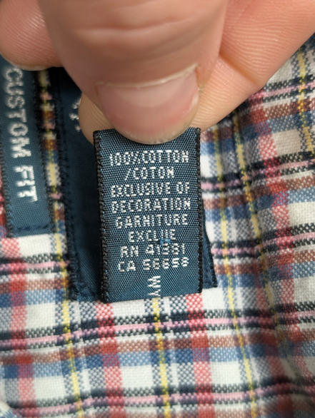 Chemise Ralph Lauren Rouge et bleu à carreaux Taille M - Excellent état