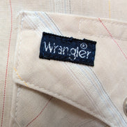 Chemise Wrangler Western Made in USA à Rayures - Taille L