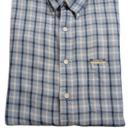 Chemise manches courtes Chaps Ralph Lauren L carreaux shirt button down bleu
