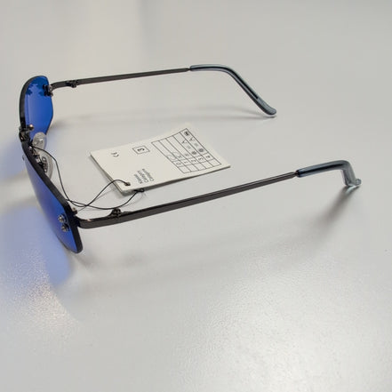 Lunettes de soleil Y2K Cyber Minimaliste Sans Monture Branches Fines