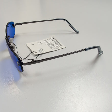 Lunettes de soleil Y2K Cyber Minimaliste Sans Monture Branches Fines