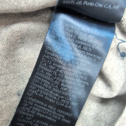 T-shirt Tommy Hilfiger M Gris Tommy Jeans Logo Manche 100% Coton