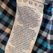 👕 CHEMISE CHAPS PERFORMANCE XL (TG) À CARREAUX BLEUS LOGO BRODÉ 60% COTON