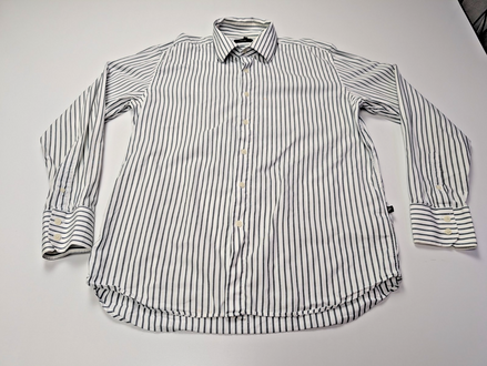 Chemise Fila blanche à rayures taille L #143msch