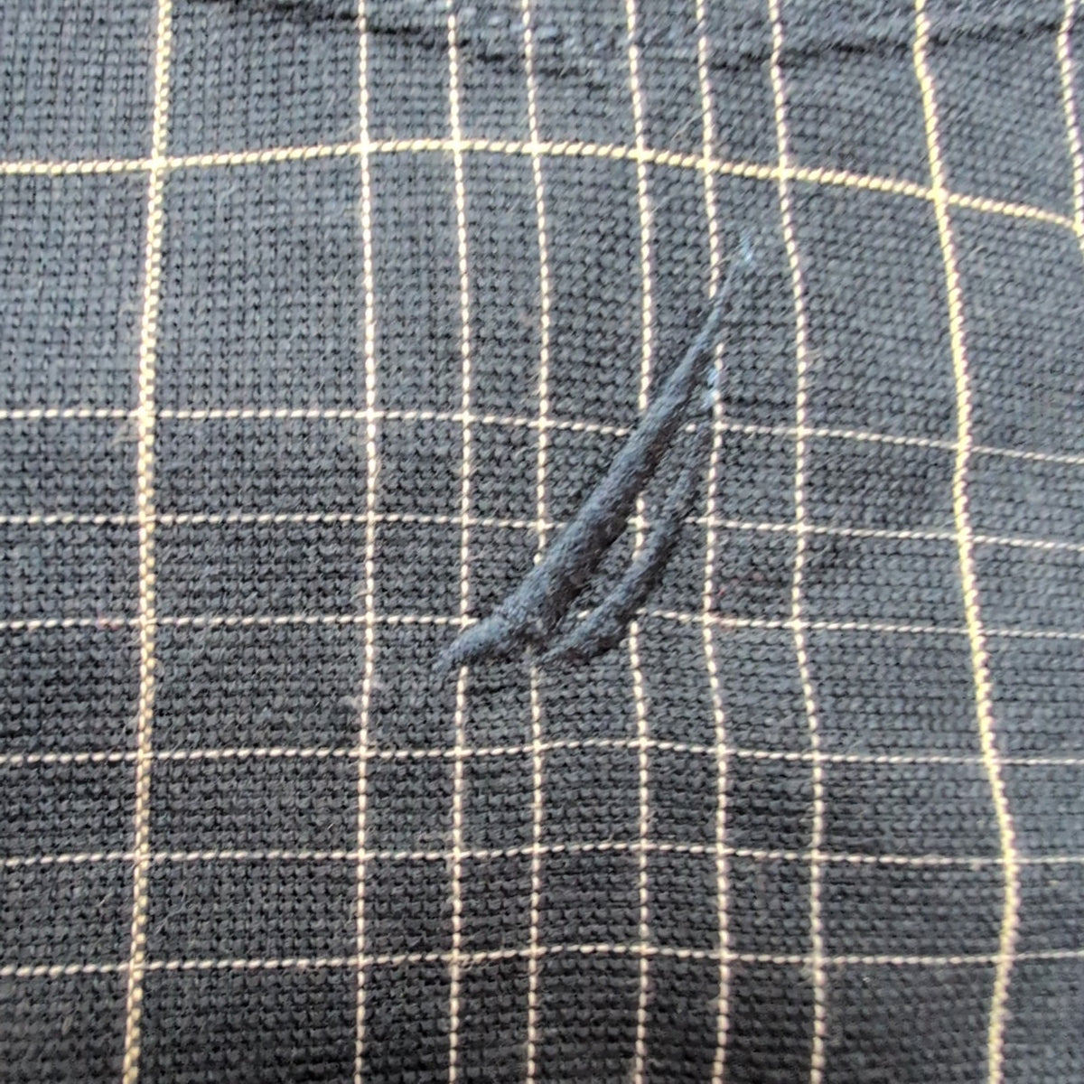 Chemise Nautica XL 2XL Bleu Marine Carreaux Logo Brodé Manches Courtes