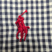 Chemise Ralph Lauren XL Marine Carreaux Shirt Button Down Made Northern Ireland